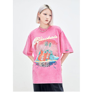 เสื้อยืดผู้ชายโอเวอร์ไซส์ beach sound