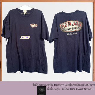 เสื้อมือสอง ป้าย RON JON USA แท้ เสื้อยืดวินเทจ คุณภาพ อก 21ยาว29 นิ้ว