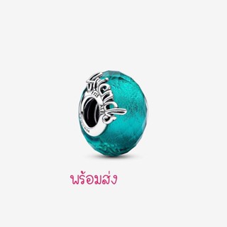 Pandora silver murano charm มูเขียว