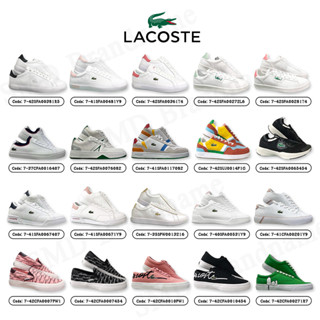 Lacoste รองเท้าผ้าใบผู้หญิง ลาคอส สินค้าแท้ อุปกรณ์ครบ มือ1