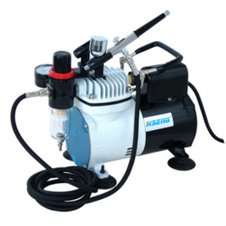 ชุดแอร์บรัช ปั๊มลมสำหรับงานโมเดล Air Brush Compressor Kit 182