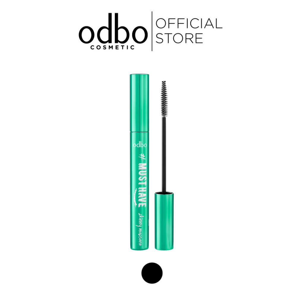 ODBO MUST HAVE SKINNY MASCARA OD936 #มาสคาร่าเขียวodbo ขนตางอนยาว หัวเรียวเล็ก ล้างออกง่าย