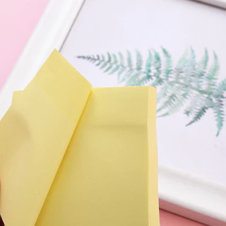 [พร้อมส่ง] กระดาษโน๊ต 100 แผ่น มีกาว ออก e-tax ได้ กระดาษโน้ต เครื่องเขียน post if sticky note ตกแต่ง diy สมุด โพสติด