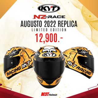 หมวกกันน็อค KYT รุ่น NZ RACE ลาย AUGUSTO 2022 REPLICA