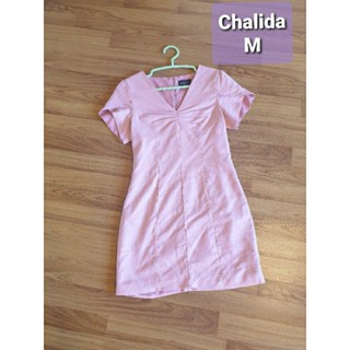 เดรสทำงาน Chalida sz.m ฟ้า ชม Nuchy sz.ml