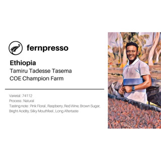 Ethiopia Tamiru Tadesse Tasema COE Champion Farm