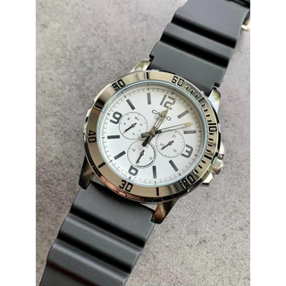 (กล่องคลีม)ประกันcmg 1 ปี ยอดฮิต ขายดี Casio MTP ชาย MTP-VD01 MTP-VD300 MTP-VD300-1Bแท้ประกันศูนย์ central 1 ปี
