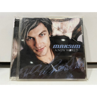 1   CD  MUSIC  ซีดีเพลง  EMI  MAKSIM  A NEW WORLD     (C16B136)