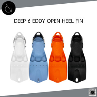 DEEPSIX - Deep 6 Eddy Open Heel Fins ฟินดำน้ำ