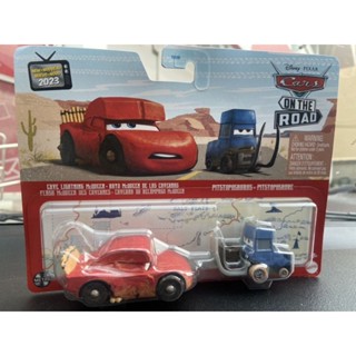 รถเหล็กคาร์ cars cave lightninh mcqueen &amp; Pitstoposaurus