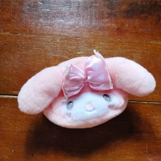 ตุ๊กตามายเมโลดี้ mymelody กระเป๋ามีซิป ใส่เหรียญ