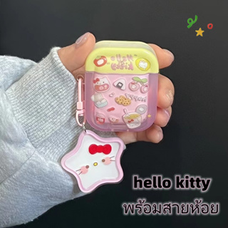 😍👉🏼NEW👈🏼😍เคส Airpods pro/3/2/1 ใหม่ AirPods Case หูฟังเคส hello kitty y2k การป้องกันการตก Case สำหรับ AirPods 3 pro