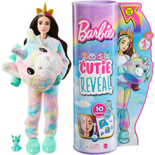 Barbie Cutie Reveal Doll, Fantasy Series Unicorn  Plush Costume