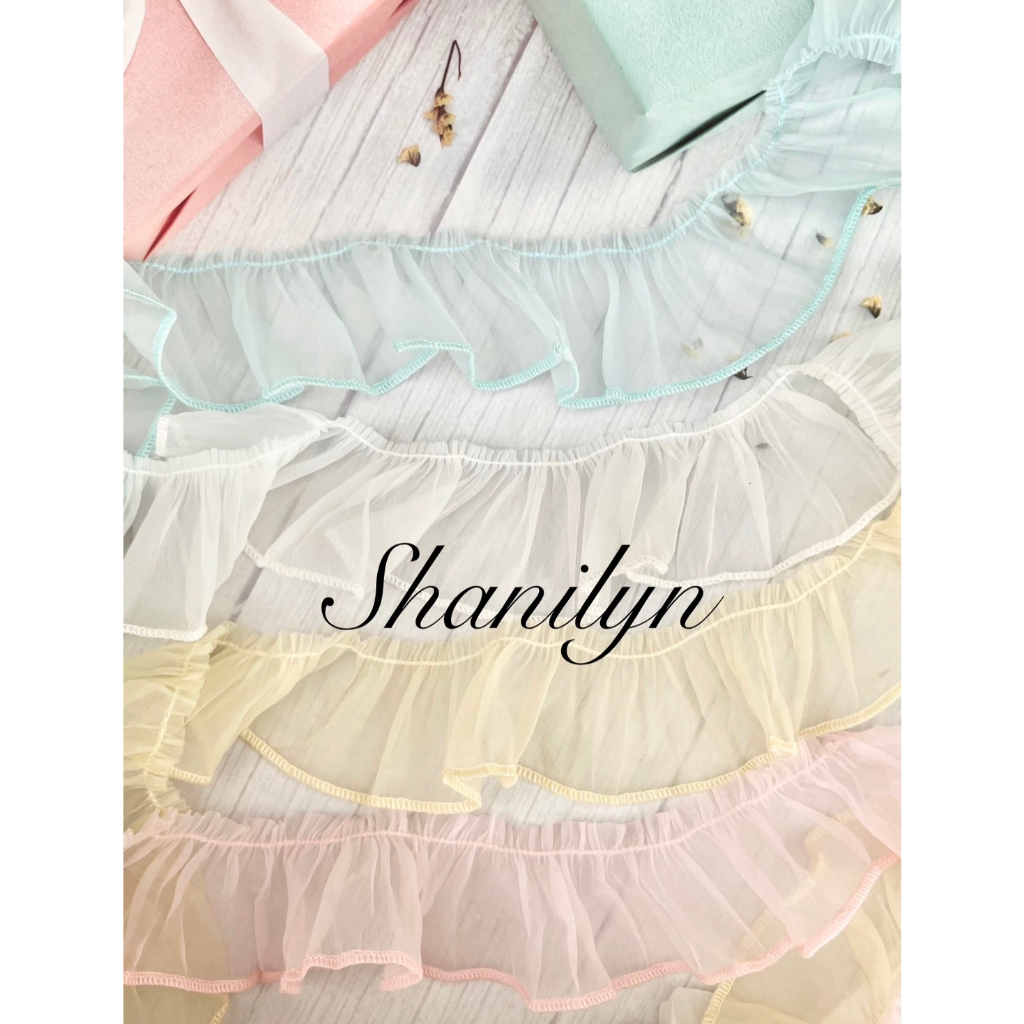 น่ารักมากๆ  ลูกไม้ ระบาย เนื้อนิ่ม 29/36 ลูกไม้แต่งขอบ ลูกไม้ตกแต่ง กุ๊นขอบ ราคาต่อหลา ตกแต่งเสื้อผ้า ตกแต่งกระเป๋า