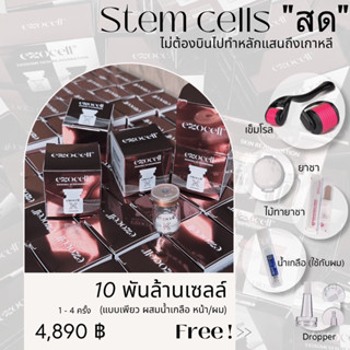 [S+tool+6866] แท้🇰🇷Exocell X1 Exosomes 10 พันล้านเซลล์ เอ็กโซโซมสด สเต็มเซลล์สด stemcellสด รูขุมขน ผมร่วง ผมบาง ปลูกผม