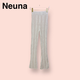 กางเกง Neuna ผ้านิตคอตต้อนทออย่างดี ไซด์ -  F   เอว 24-38 สะโพก 36-44 ยาว 45 นิ้ว  กางเกงทรงสวยมาก ขาสวย ผ้าร่อง