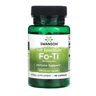 Swanson Fo-Ti 500 mg 60 Capsules