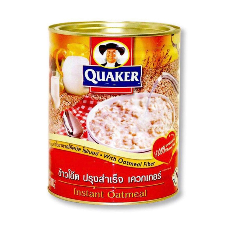 Quaker เควกเกอร์ ข้าวโอ๊ต สุกเร็ว 800 กรัม ข้าวโอ๊ต