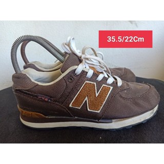 New balance Size 35.5 ยาว 22 Cm  รองเท้ามือสอง  ผู้หญิง เท้าเล็ก  แฟชั่น ลำลอง ทำงาน