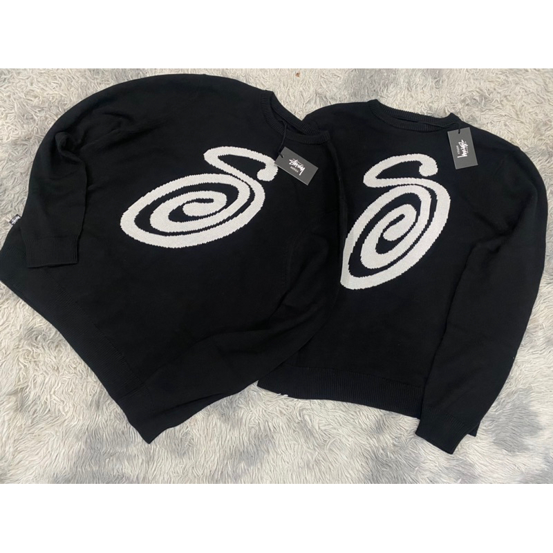 Stussy Swirly S Knit Sweater AU ของแท้จากช็อป