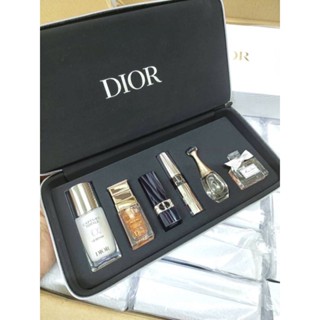 ส่งฟรี 🌈New  Dior set 6 Pcs. พร้อมกระเป๋ากล่องสีดำ