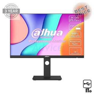 Monitor 27 DAHUA LM27-P301A (IPS, HDMI, DP) 2K 75Hz ประกัน 3Y จอคอม จอมอนิเตอร์ จอคอมพิวเตอร์