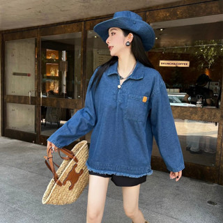 LONG LOEWE DENIM เสื้อยีนส์ แขนยาว งานสวย โลเอเว่