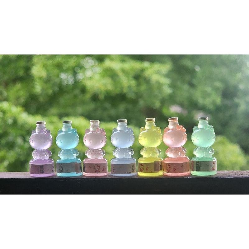 ขวดคิตตี้ เรซิ่นเรืองแสงDIY พร้อมส่ง