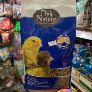 อาหารไข่นก DELI NATURE สินค้ายอดนิยมของคนรักนก โปรตีนสูง เสริมสร้างภูมิคุ้มกัน บำรุงร่างกาย คุณประโยชน์ครบถ้วน ถุง1KG.