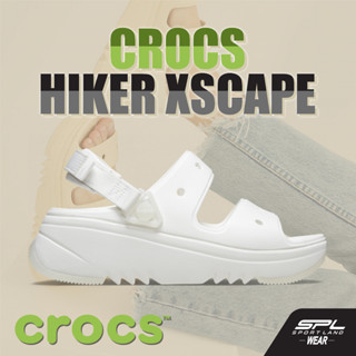 Crocs รองเท้าแตะ รองเท้ารัดส้น UX Hiker Xscape 208181-100 (2990)