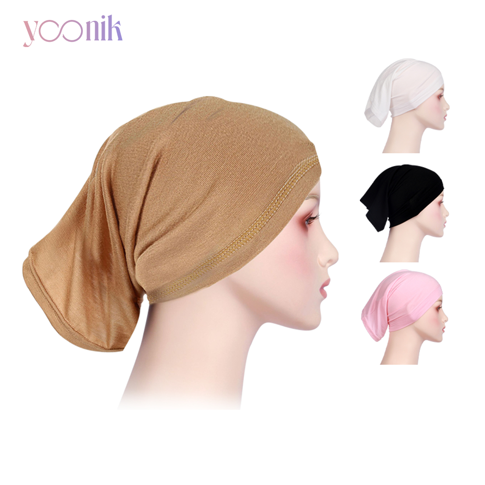 Yoonik อินเนอร์คลุมผม ฟรีไซส์ ผ้านิ่ม ยืดตามหัว ไม่ร้อน innercap ผ้าคลุมศีรษะมุสลิม