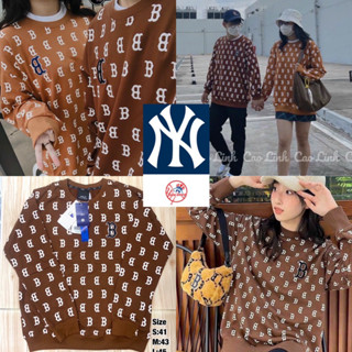 เสื้อยืดแขนยาว MLB LONG SLEEVES T-SHIRT 🐻🤎 เสื้อแขนยาวกันหนาว ใส่คู่น่ารักมาก