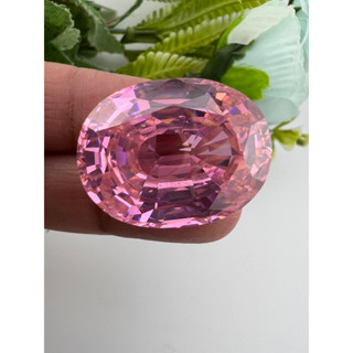 Cz Pink Zircon 106!carats 28x24mm 1 pieces