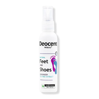 Wilkins Deocent สเปรย์ดับกลิ่นเท้าและรองเท้า(ยาวนาน 24 ชม.)แก้ปัญหาที่ต้นตอจากสารสกัดใบชาออสเตรเลีย