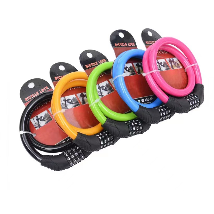 house live BICYCLE LOCK สายล็อคอเนกประสงค์ สายล็อคจักรยาน รหัสล็อคจักรยานสี่หลัก