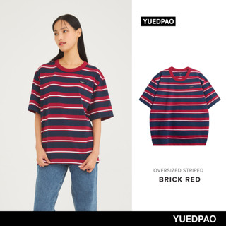 Yuedpao No.1 เสื้อยืด Oversize ผ้าหนาทรงสวย ยับยากรีดง่าย รับประกันไม่ย้วย 2 ปี เสื้อยืดโอเวอร์ไซส์ สี Brick Red