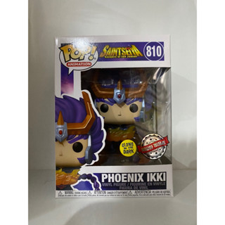 Funko Pop Phoenix Ikki เรืองแสง Saint Seiya Glows In The Dark Exclusive 810