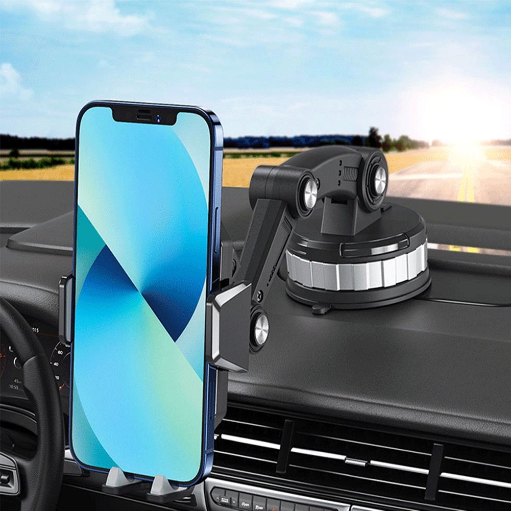 ximitech ที่วางโทรศัพท์ในรถ หมุนได้ 360 องศา  car holder ปรับได้3ระดับ ติดได้ทั้งหน้าคอนโซลและกระจกรถ สำหรับในรถยนต์
