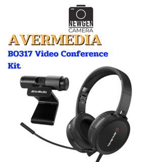 Avermedia BO317 Video Conference Kit ชุดกล้องWebcam พร้อมหูฟัง Headset สำหรับสตรีมมิ่ง ชุดเซ็ทสุดคุ้ม