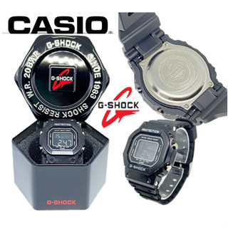 (กันน้ำ100%) CASIO GSH0CK นาฬิกาข้อมือ ผู้ชายและหญิง จีช็อค พร้อมกล่องคู่มือ หน้าปัดเหลี่ยม classic model จีช็อค RC783