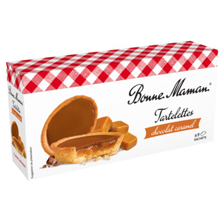 บอนน์มาม็อง ขนม ทาร์ต ช็อคโกแลตเเละคาราเมล 135 กรัม - Bonne Maman Tartlets Chocolate &amp; Caramel 135g