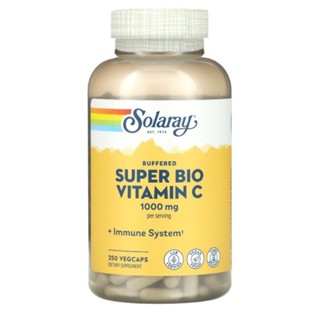 (พร้อมส่ง) Solaray Buffered Super Bio Vitamin C 500 mg 250 VegCaps