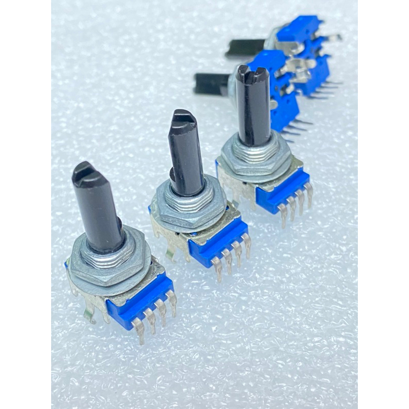 (แพ็ค1ตัว/5ตัว) B10K 4ขา B103=10K วอลลุ่มมิกเซอร์ 4ขา แกน20มิล Rปรับค่า VRมิกซ์ วอลลุ่มมิกเซอร์ B10K