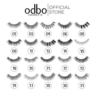 Odbo โอดีบีโอ บิวตี้ อายแลช แฮนเมด(1-20) OD802