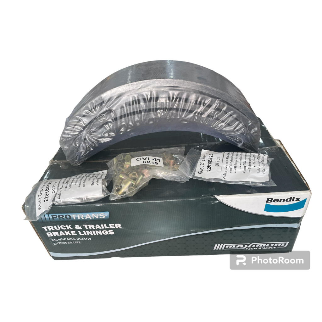 ของแท้!!! Bendix ก้ามเบรคหน้า-หลัง สำหรับ ISUZU KS22,NPR11,NPR115HP,NLR130 ขนาดผ้าเบรค 75×8-295 CVL41 47115-018