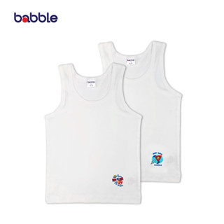 BABBLE เสื้อกล้ามเด็ก เสื้อซับในเด็ก ชุดชั้นในเด็ก ผ้าฝ้าย 100% สำหรับเด็กอายุ 1 ปี - 9 ปี (II003) (BII)