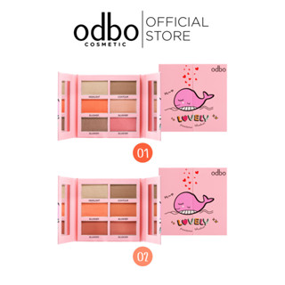 Odbo โอดีบีโอ เลิฟลี่ แพนโทน บลัชเชอร์ OD197