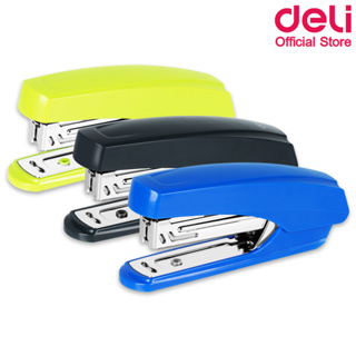 Deli 0238S Stapler ชุดที่เย็บกระดาษเบอร์ 10 (แพ็คกล่อง 16 ชุด) มี 3 สีให้เลือก เครื่องเย็บสีแฟนซี แม็กเย็บกระดาษ อุปกรณ์สำนักงาน เครื่องเขียน