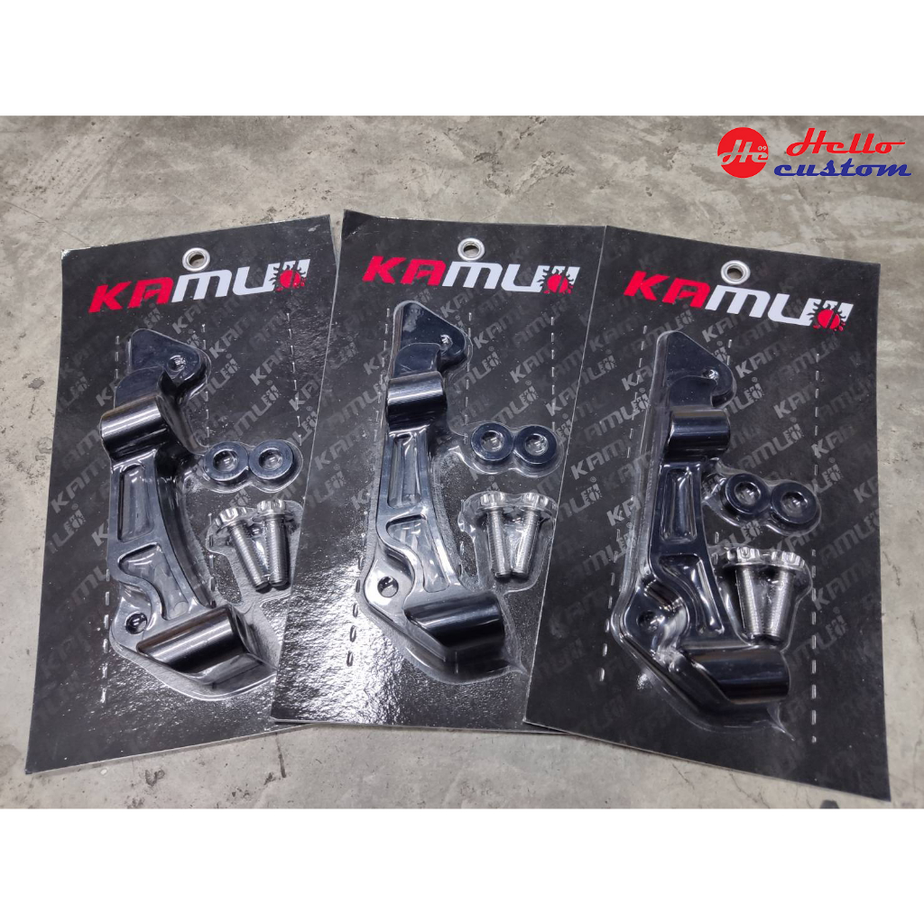 ขาจับปั้ม คาร์ลิปเปอร์ Kamui PCX160 ปี 2021-2024 ปั้ม Brembo 4Pot 100mm. สำหรับจาน ขนาด 256 mm. PCX 160