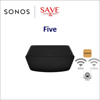 SONOS Five ลำโพงไร้สาย Multi-room ผ่านสัญญาน WiFi ควบคุมด้วย Smart Phone ผ่าน App SONOS รองรับ Airplay2